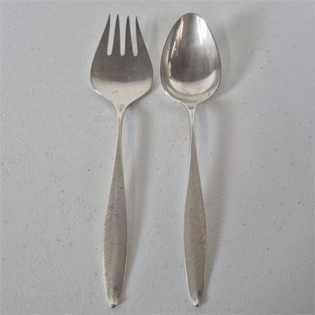 Sterling Lg Serving Spoon & Fork
