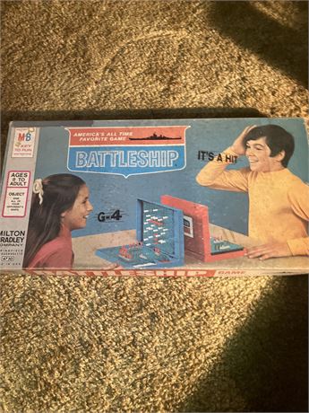 Milton Bradley Battleship board game.