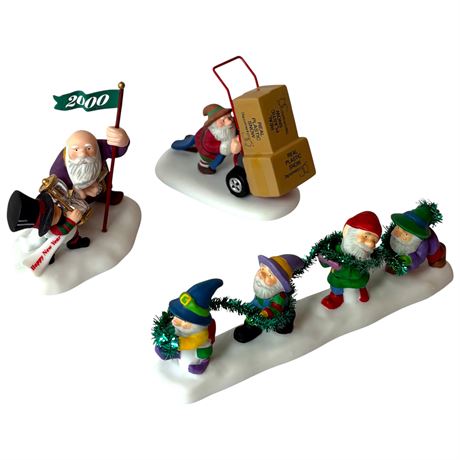 Dept. 56 North Pole Series Figurines w/ Original Shipping Boxes