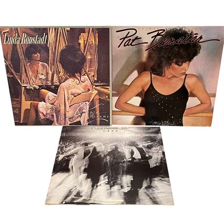 Fleetwood Mac, Linda Ronstadt & Pat Benatar Vinyl Records