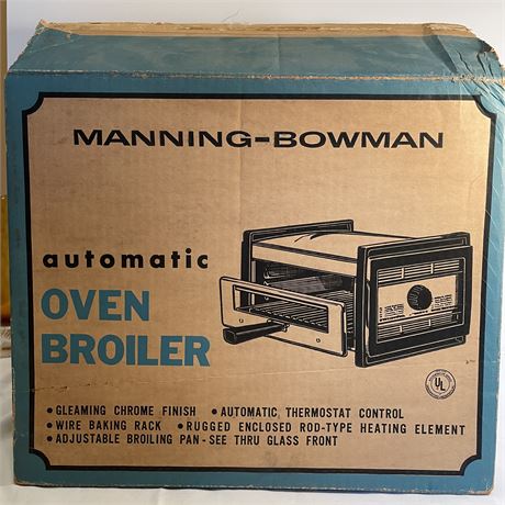 NIB Manning-Bowman Automatic Reversible Oven Broiler Model 405006