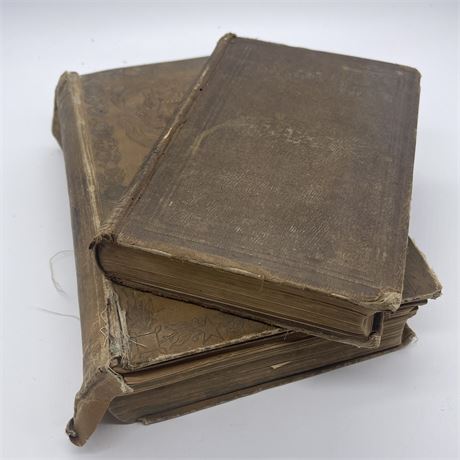1854 and 1891 Antique Books
