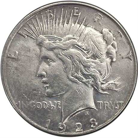 1923 Peace Silver Dollar Coin