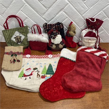 Christmas Gift Bags and Stockings