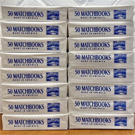 800 NIB Matchbooks