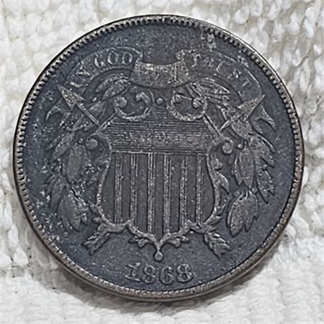 1868 United States Two-Cent Piece