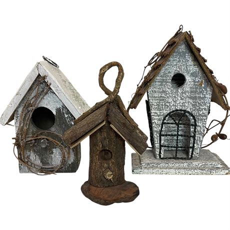 Folkart Birdhouses