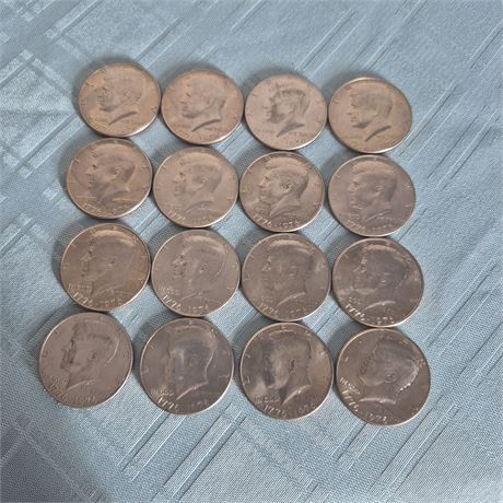 16 Bicentennial Kennedy Half Dollars