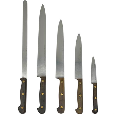 (5) Trident Dreizack Solingen Germany Rostfrei Knives