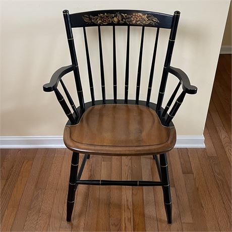 Vintage Hitchcock Stenciled Dining Armchair