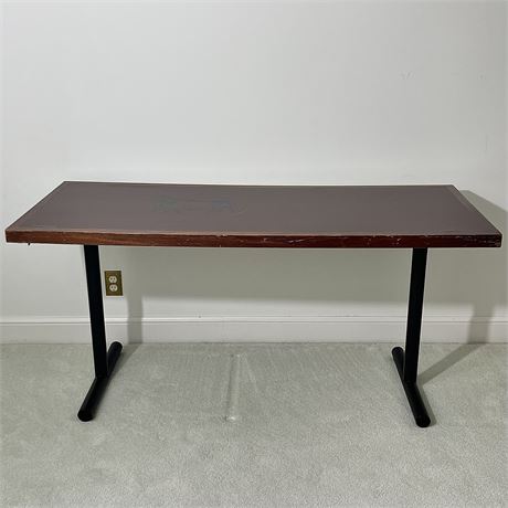 Folding Multipurpose T-Base Table