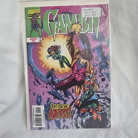 Marvel comic book featuring Gambit