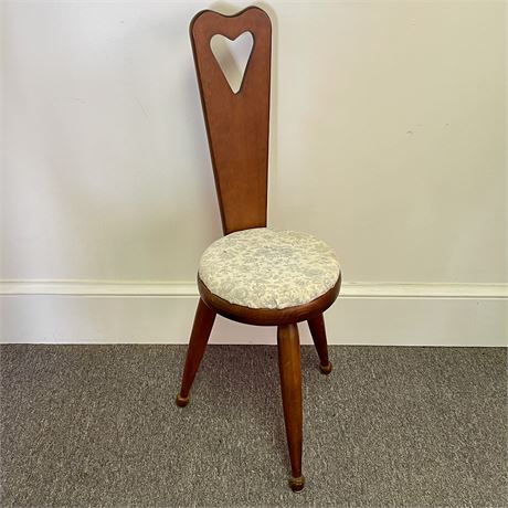 Antique Three-Legged Spinning Chair