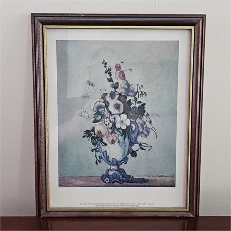 Paul Cezanne "Vase of Flowers" Print~Framed