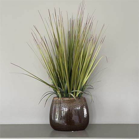 Potted Artificial Grass