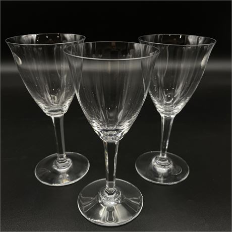 (3) Baccarat Crystal "Coppelia" Port Wine Glasses
