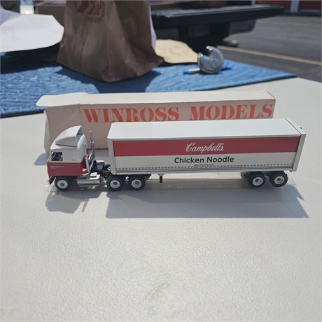 Tractor and Trailer Truck, a die-cast collectible truck