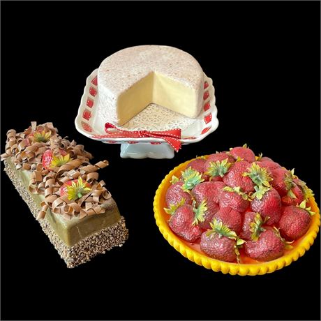 Decorative Desserts w/ Godinger Footed Ribbon Laced Footed Cake Stand