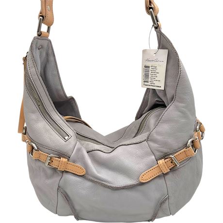 NWT Kenneth Cole Leather Medium Hobo Bag w/ Dust Protection Bag