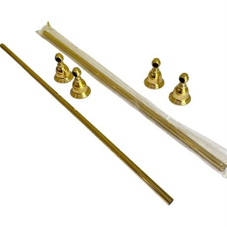(2) NEW Newport Solid Brass Towel Bars
