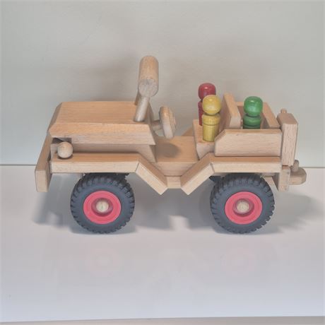 Vtg. Fagus Early Production Jeep