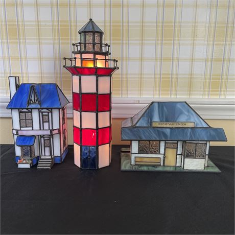 Centuryville and Similar Stained-Glass Lighthouses