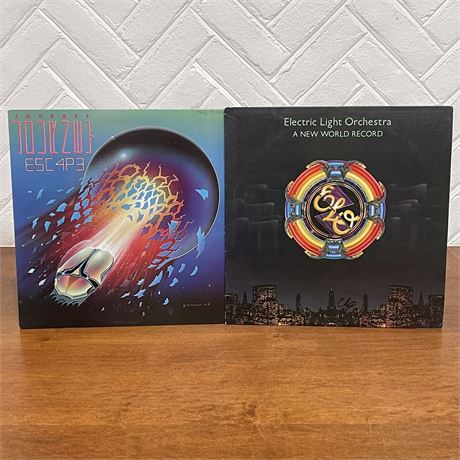Electric Light Orchestra (ELO) and Journey Vinyl Records