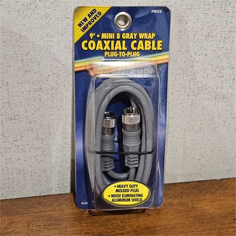 Barjan Heavy Duty Co-Axial Cable 9'