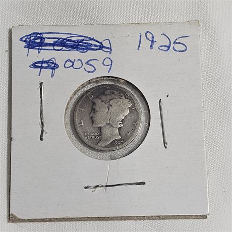 1925 Mercury Dime, Silver