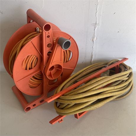 Extension Cords with Storage Reel and Spool