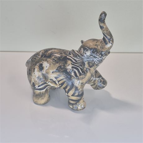 LaVie Safari Patchwork Elephant Figurine