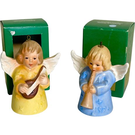 1977 Goebel Hummel Stylized Bee Second Edition Annual Christmas Ornament Bells