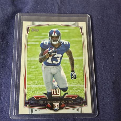 Odell Beckham Jr. 2014 Topps *Rookie Card* in Protective Sleeve