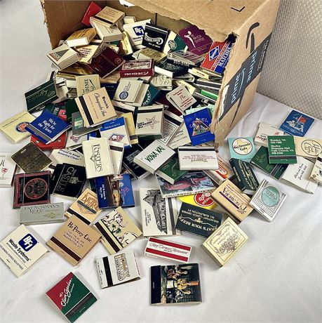 Large Collection of Vtg Matchboxes