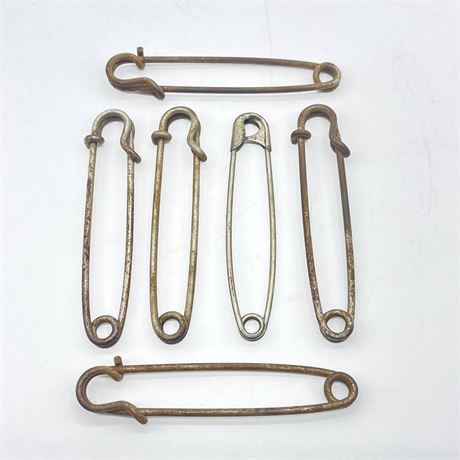 Collection of Large Vintage Laundry Pins