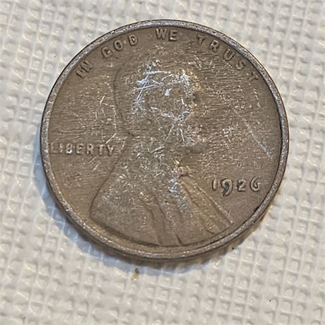 1926  Lincoln Wheat Penny,