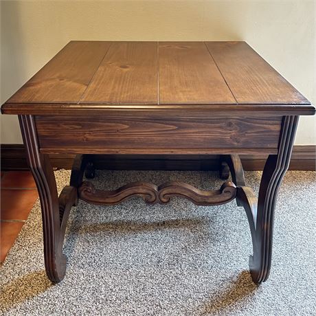 Solid Wood End Table