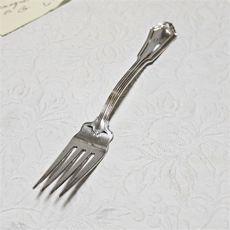 Silver Fork - Hallmarked Reed & Barton - "STERLING Pat'd Sept 5, 1911" - Monog