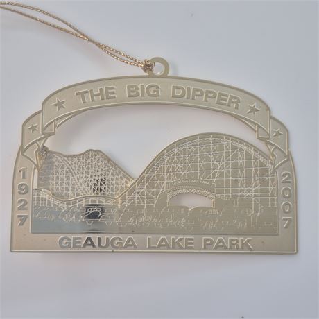 Geauga Lake Big Dipper Roller Coaster Ornament