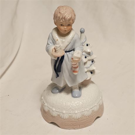 Vintage Berman and Anderson music box figurine.