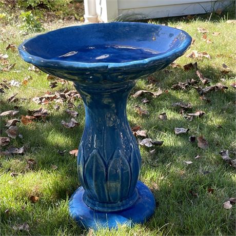 2-piece Ceramic Bird Bath