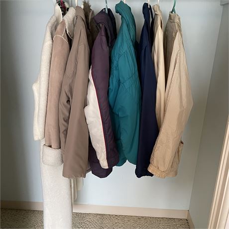 Variety of Women's Size Large Coats
