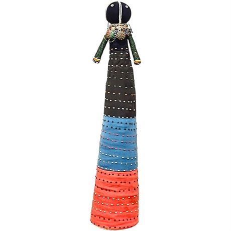 Handcrafted South African Ndebele Beaded Doll