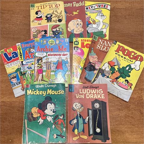 50s-60s Comic Books - Walt Disney, Looney Tunes, Archie and Me & More