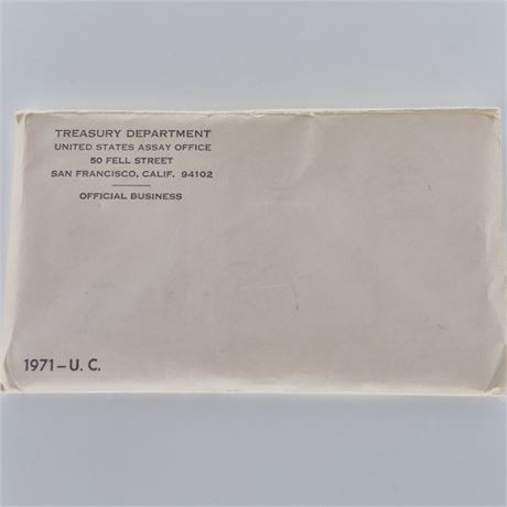 UNC. 2 U.S. Mint 1971 Coin Sets S & D Mint Sets