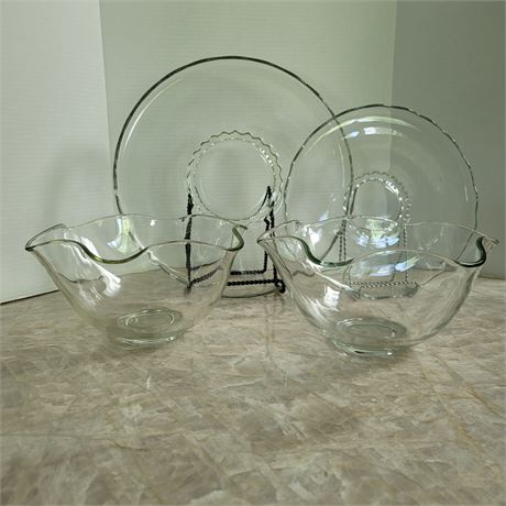 Glass Platters and Bowls