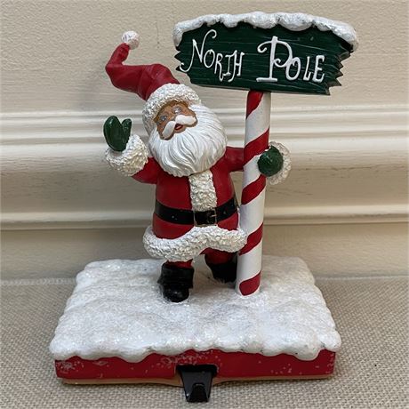 Annalee Mantel Collection Santa Claus Stocking Holder w/ Original Shipping Box