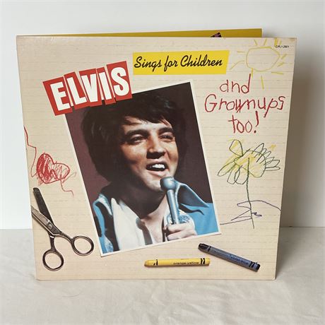 Elvis "Sings for Children and Grownups too!" CPL1-2901 Lp Vinyl Record