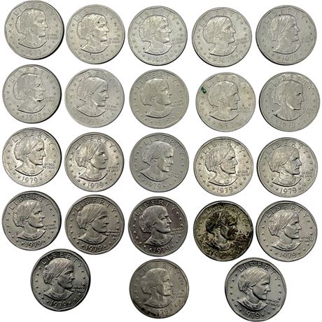 1979 Susan B. Anthony One Dollar Coins