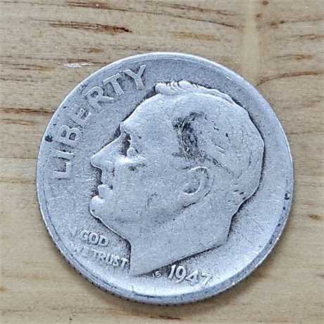 1947 S  Roosevelt Dime Silver